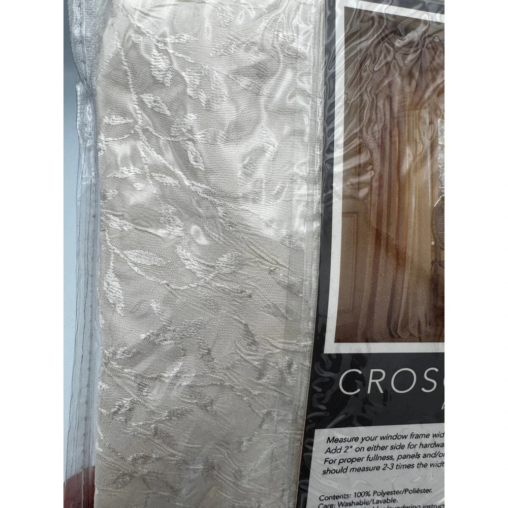 Rare Vtg Croscill Julia Ivory Cascade Valance Lot 2